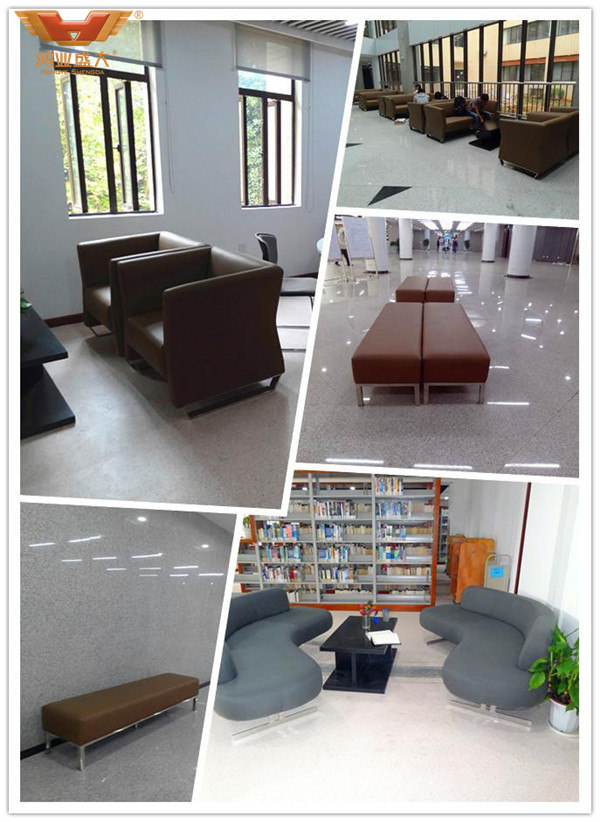 华中科技大学图书馆学校家具休息区域软体桌椅款式